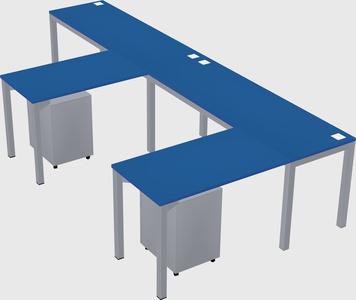 L-shaped desk