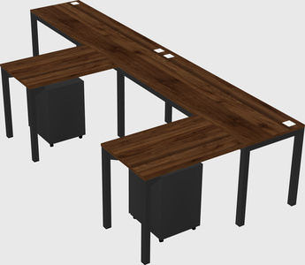 L-shaped desk