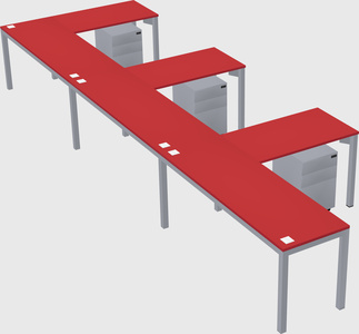L-shaped desk