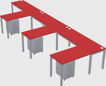 L-shaped desk