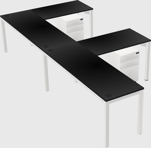 L-shaped desk