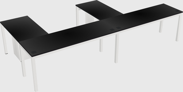 L-shaped desk