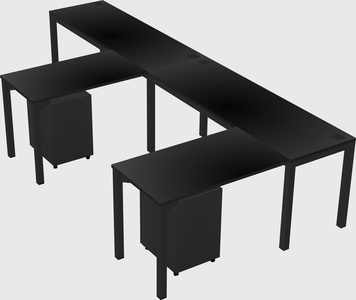 L-shaped desk