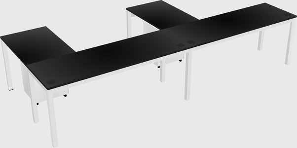 L-shaped desk