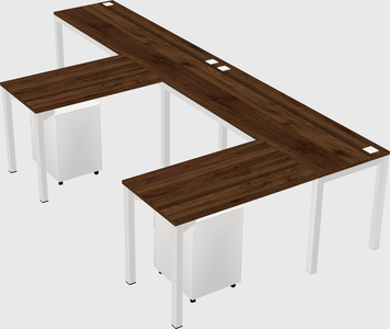 L-shaped desk