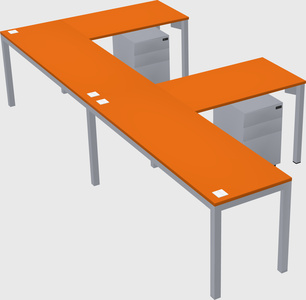 L-shaped desk