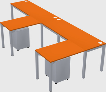 L-shaped desk