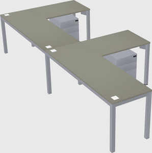 L-shaped desk