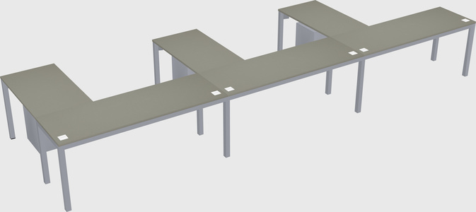 L-shaped desk