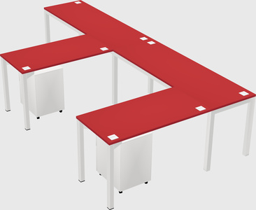 L-shaped desk