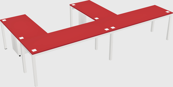 L-shaped desk