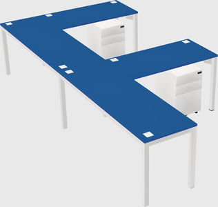 L-shaped desk