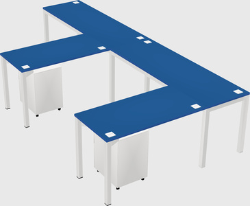 L-shaped desk