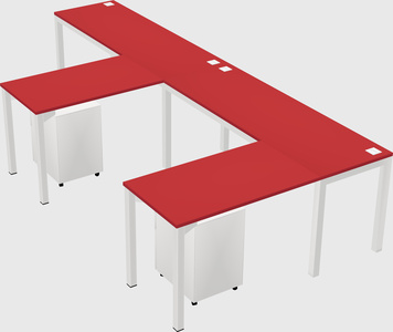 L-shaped desk