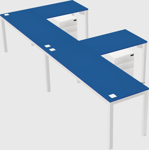 L-shaped desk