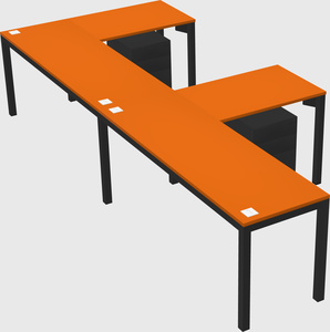 L-shaped desk