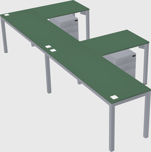 L-shaped desk