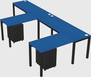 L-shaped desk