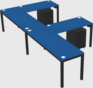 L-shaped desk
