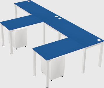 L-shaped desk