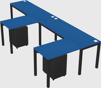 L-shaped desk