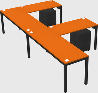L-shaped desk