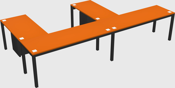 L-shaped desk