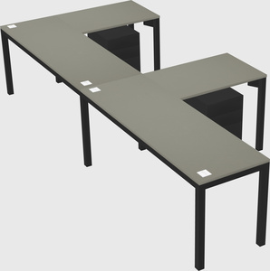 L-shaped desk