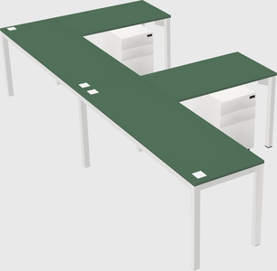 L-shaped desk
