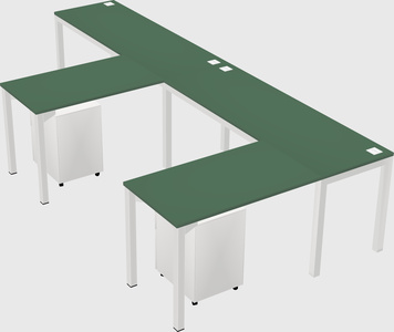L-shaped desk