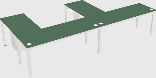 L-shaped desk