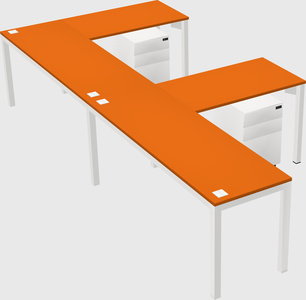 L-shaped desk