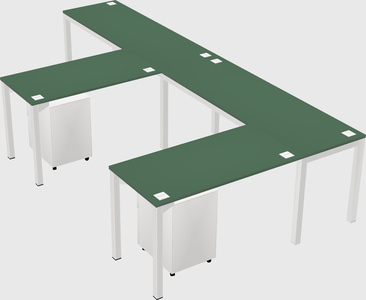 L-shaped desk