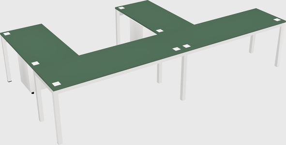 L-shaped desk