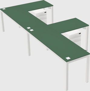 L-shaped desk