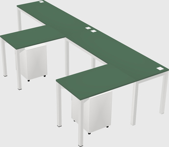 L-shaped desk