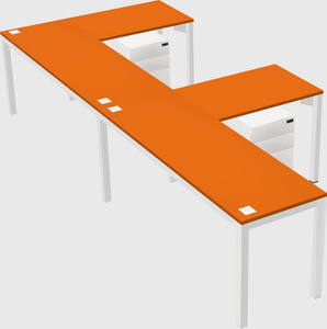 L-shaped desk
