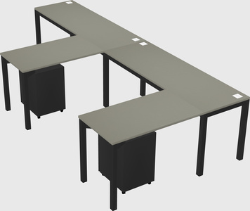 L-shaped desk