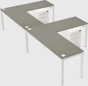 L-shaped desk