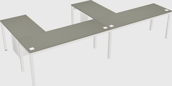 L-shaped desk