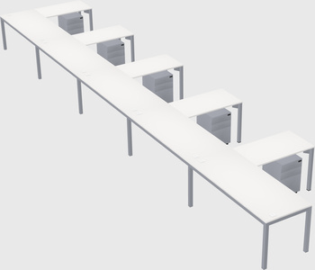 L-shaped desk