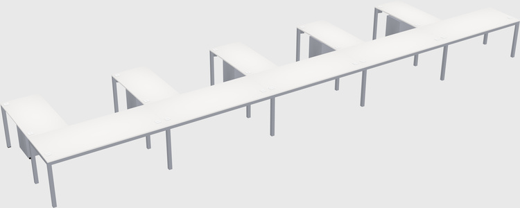 L-shaped desk