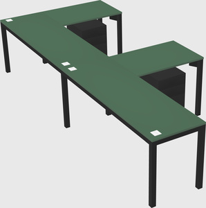 L-shaped desk