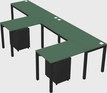L-shaped desk