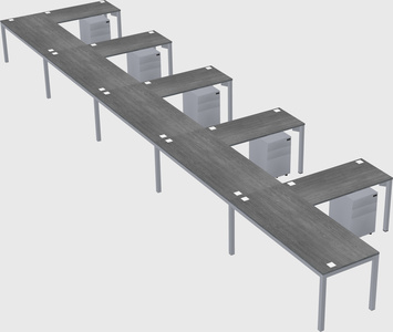 L-shaped desk