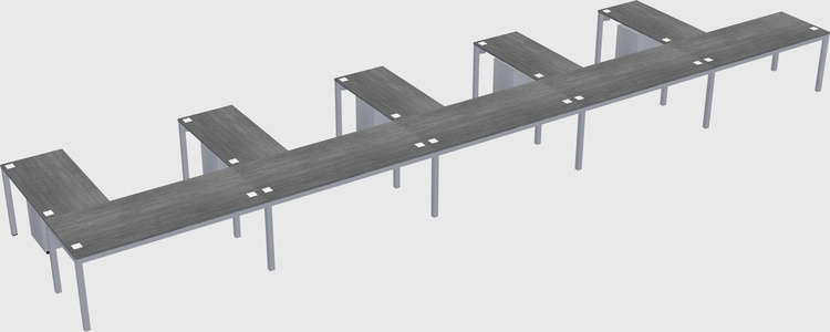 L-shaped desk