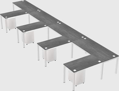 L-shaped desk