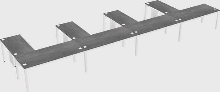 L-shaped desk