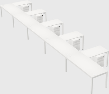 L-shaped desk