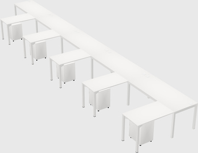 L-shaped desk